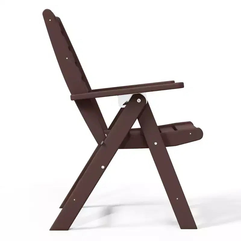 WestinTrends Malibu Ensemble de salle à manger d'extérieur carré 5 pièces en PEHD avec chaises pliantes, blanc