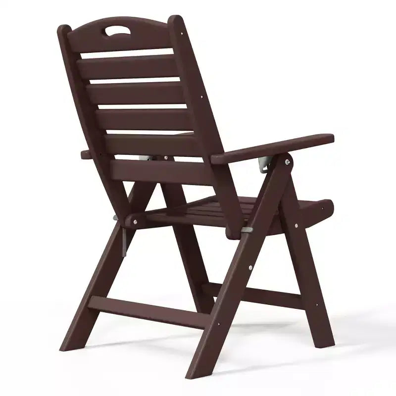 WestinTrends Malibu Ensemble de salle à manger d'extérieur carré 5 pièces en PEHD avec chaises pliantes, blanc