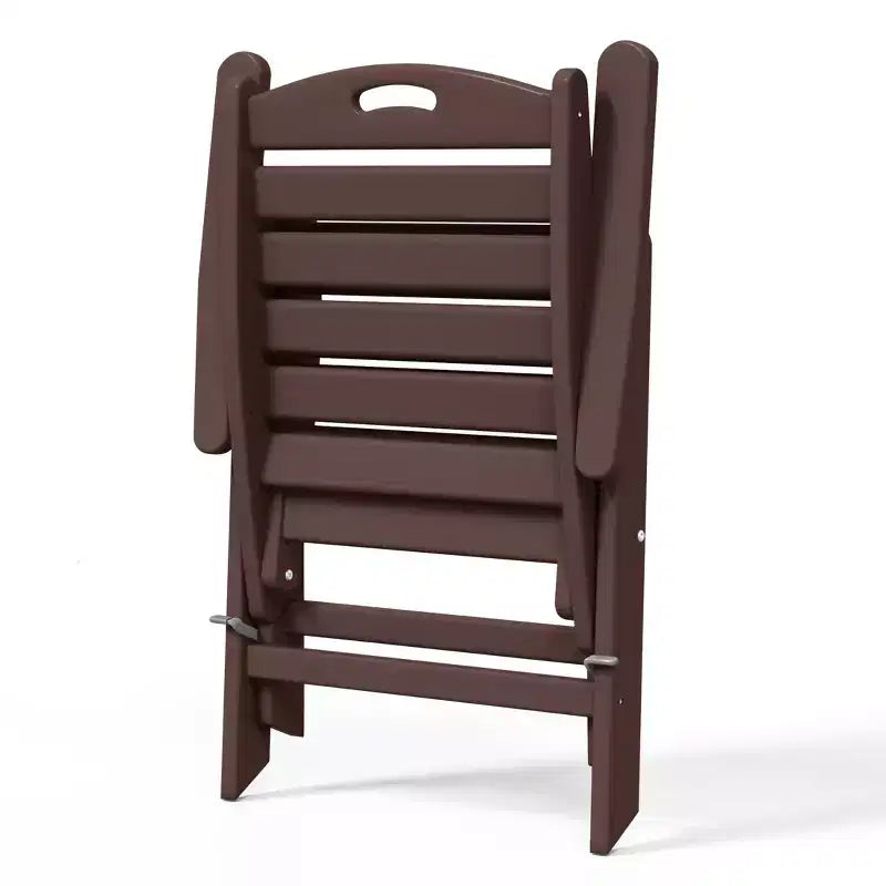 WestinTrends Malibu Ensemble de salle à manger d'extérieur carré 5 pièces en PEHD avec chaises pliantes, blanc