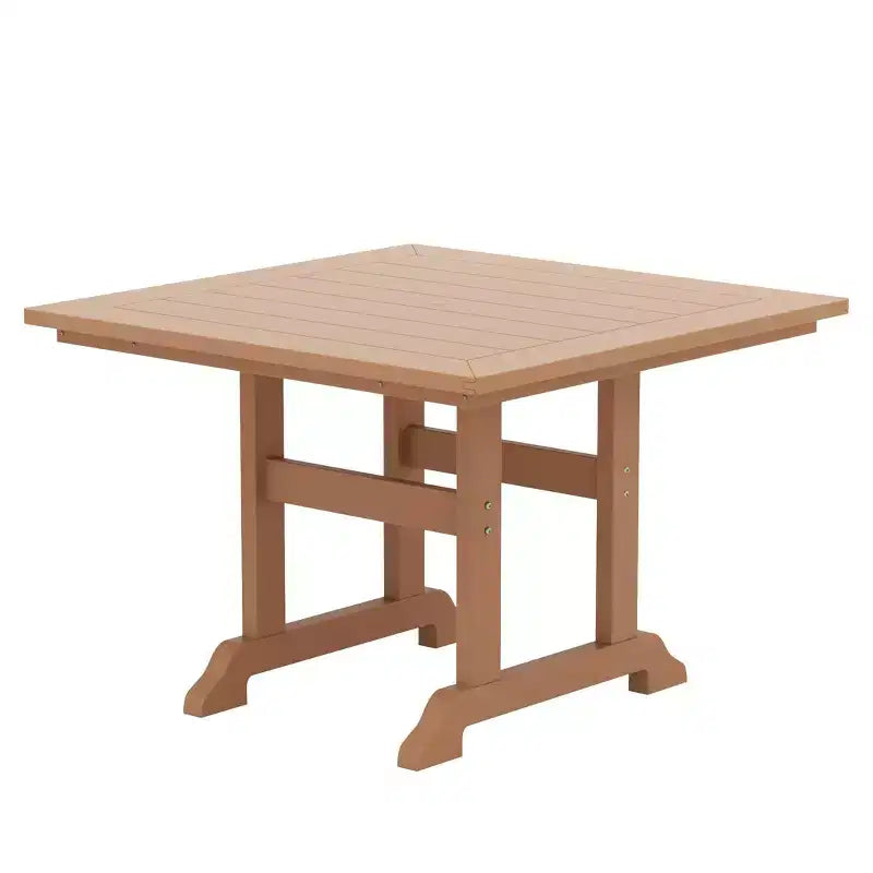 WestinTrends Malibu Ensemble de salle à manger d'extérieur carré 5 pièces en PEHD avec chaises pliantes, blanc