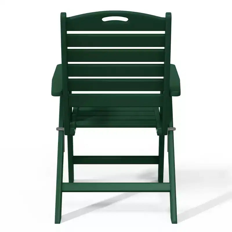 Ensemble de table à manger rectangulaire 7 pièces WestinTrends Malibu en PEHD avec chaises pliantes