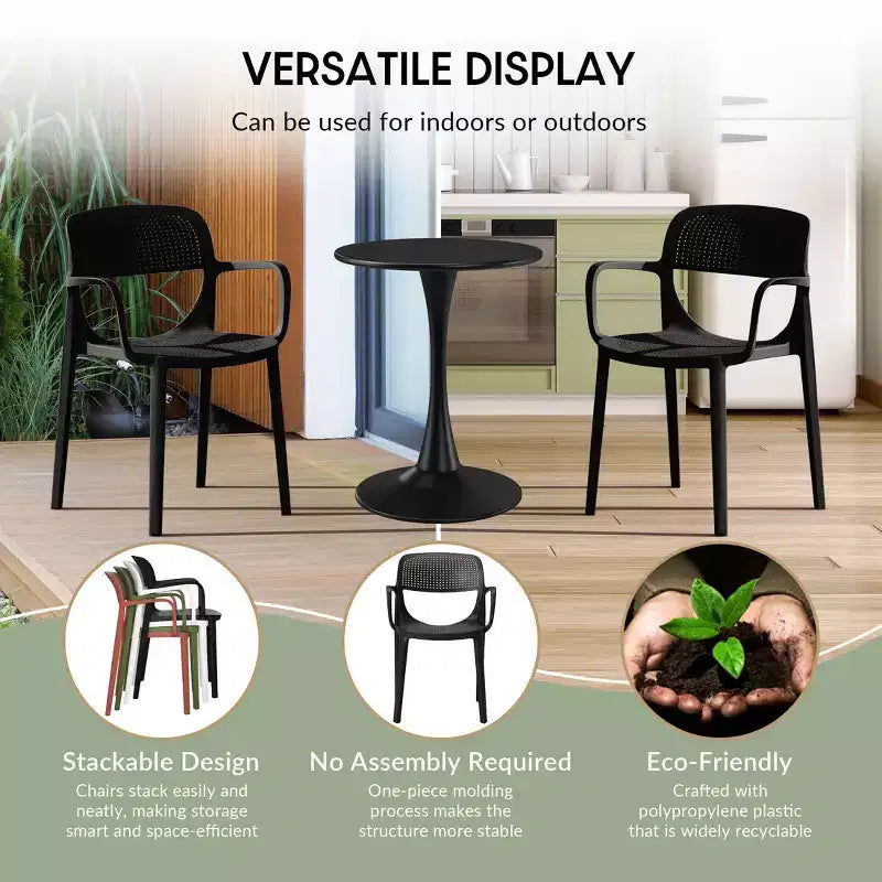 WestinTrends Playa 7-Piece Outdoor Rectangular Metal Patio Dining Table Set With Stackable Patio Dining Chairs