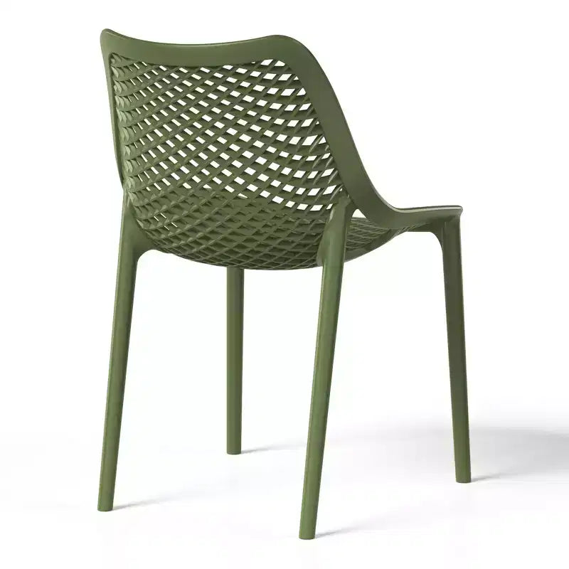 Ensemble de salle à manger d'extérieur 7 pièces WestinTrends Playa en métal avec chaises de patio empilables