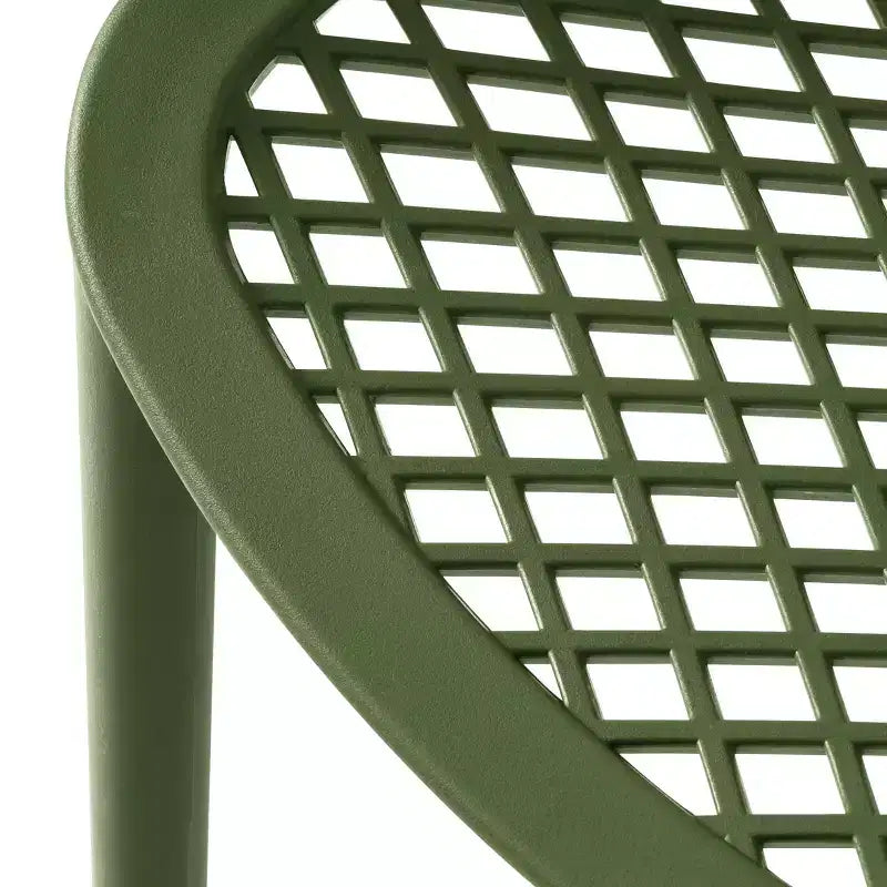 Ensemble de salle à manger d'extérieur 7 pièces WestinTrends Playa en métal avec chaises de patio empilables