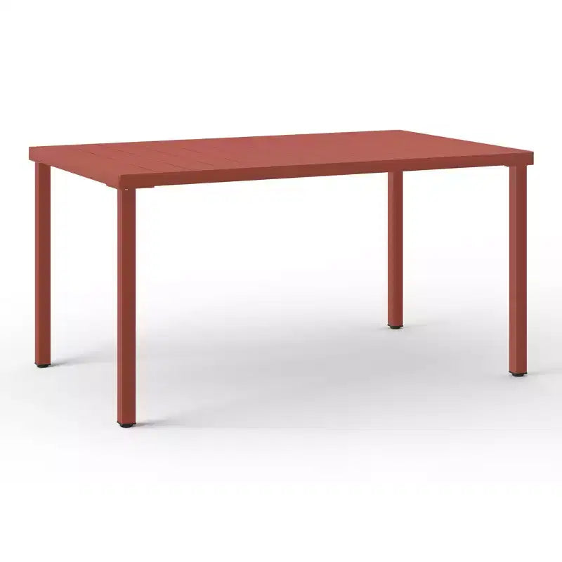 Ensemble de salle à manger d'extérieur 7 pièces WestinTrends Playa en métal avec chaises de patio empilables