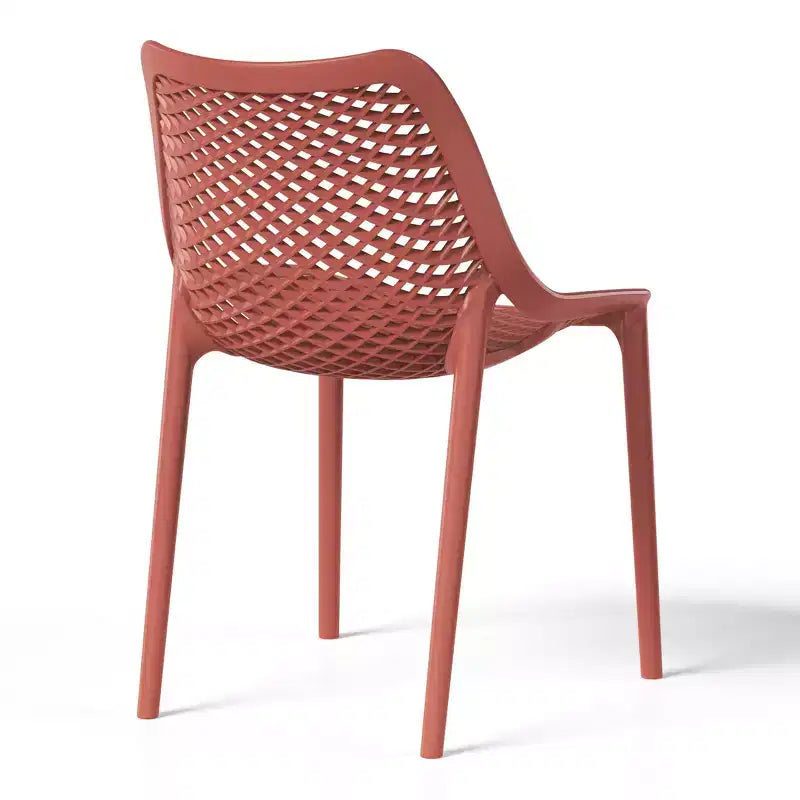 Ensemble de salle à manger d'extérieur 7 pièces WestinTrends Playa en métal avec chaises de patio empilables