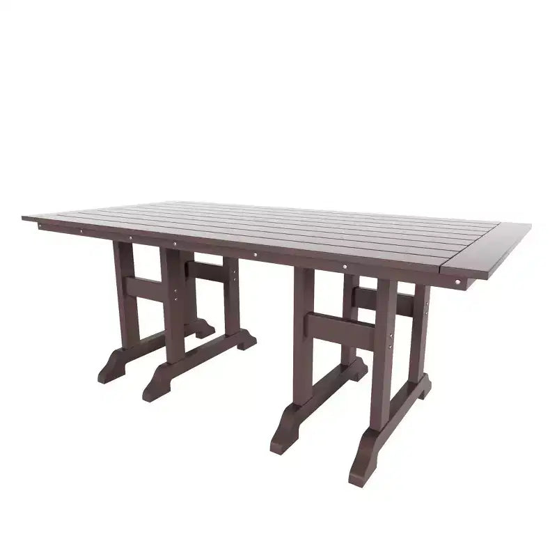 WestinTrends Malibu 7-Piece HDPE Outdoor Dining Patio Table and Chairs Set