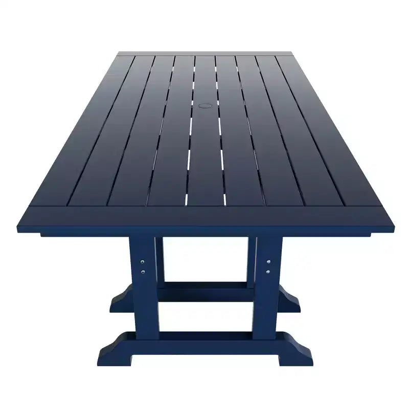 WestinTrends Malibu 7-Piece HDPE Outdoor Dining Patio Table and Chairs Set