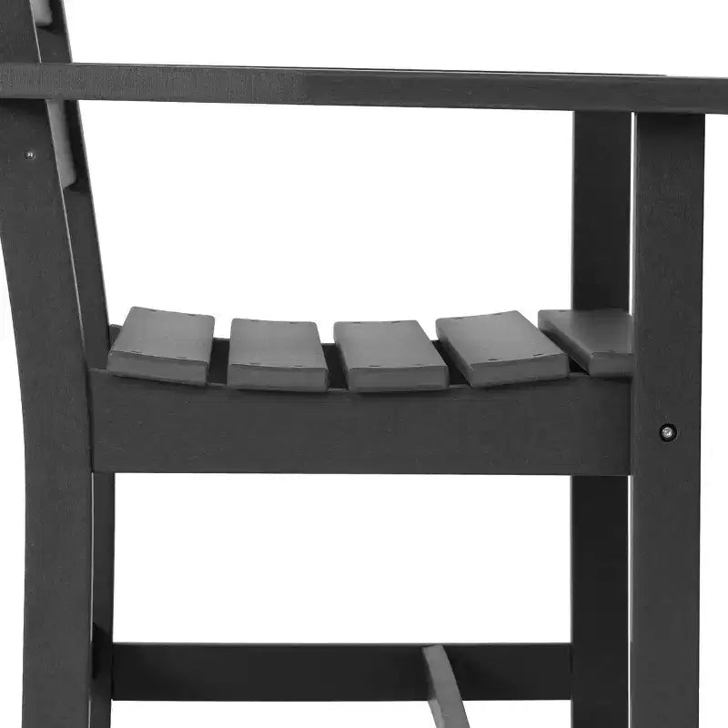 WestinTrends Ashore Ensemble de 6 pièces de salle à manger d'extérieur en PEHD avec banc