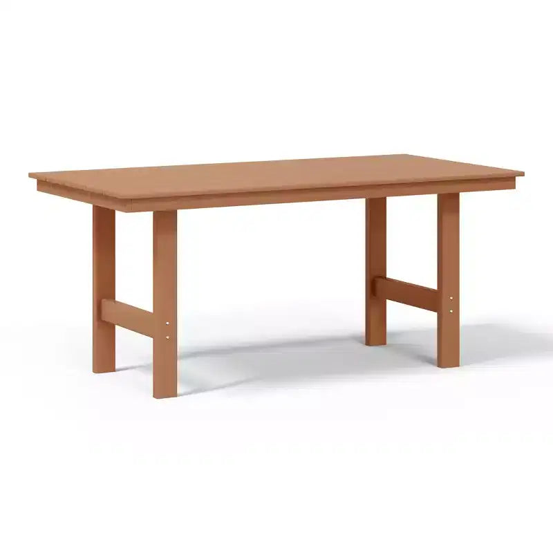 WestinTrends Ashore Ensemble de 6 pièces de salle à manger d'extérieur en PEHD avec banc