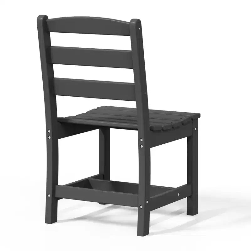 WestinTrends Ashore 7-Piece HDPE Outdoor Rectangular Patio Dining Table Set with Side Chairs