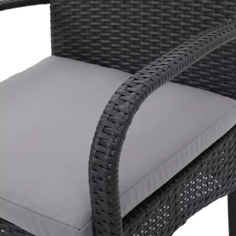 Christopher Knight Home Elmar Outdoor Acacia Wood and Wicker 7 Piece Expandable Dining Set
