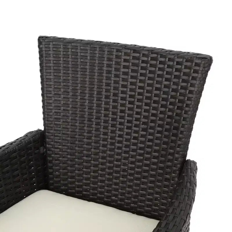 Christopher Knight Home Bragdon Outdoor Aluminum and Wicker 8 Seater Dining Set