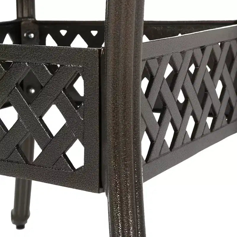 Ensemble de salle à manger extensible 5 pièces Christopher Knight Home Windley en aluminium d'extérieur