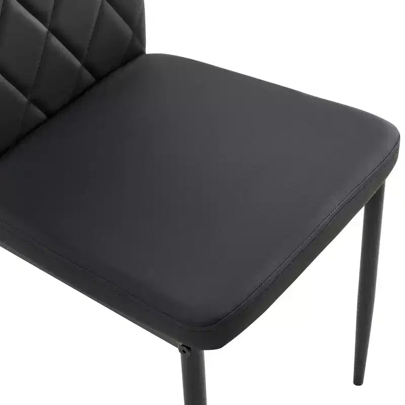 Ensemble de salle à manger MAYEERTY 7 pièces – Table rectangulaire en bois et 6 chaises rembourrées pour les réunions de famille