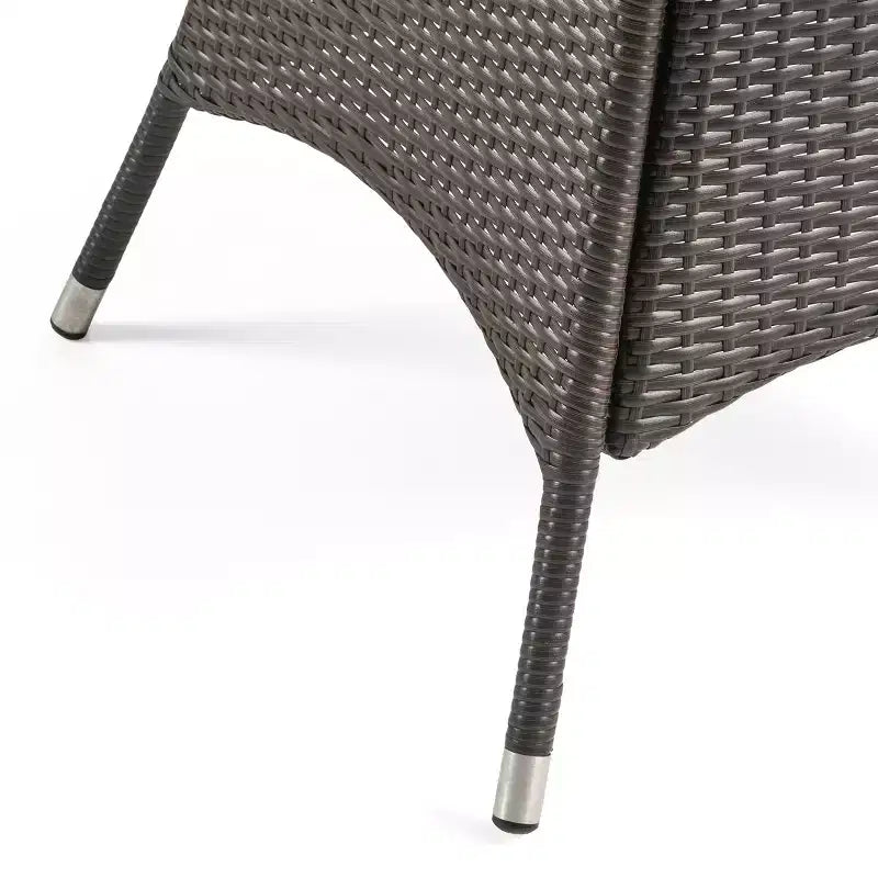 Christopher Knight Home Campbell Outdoor Wicker 5 Piece Dining Set with Cushion