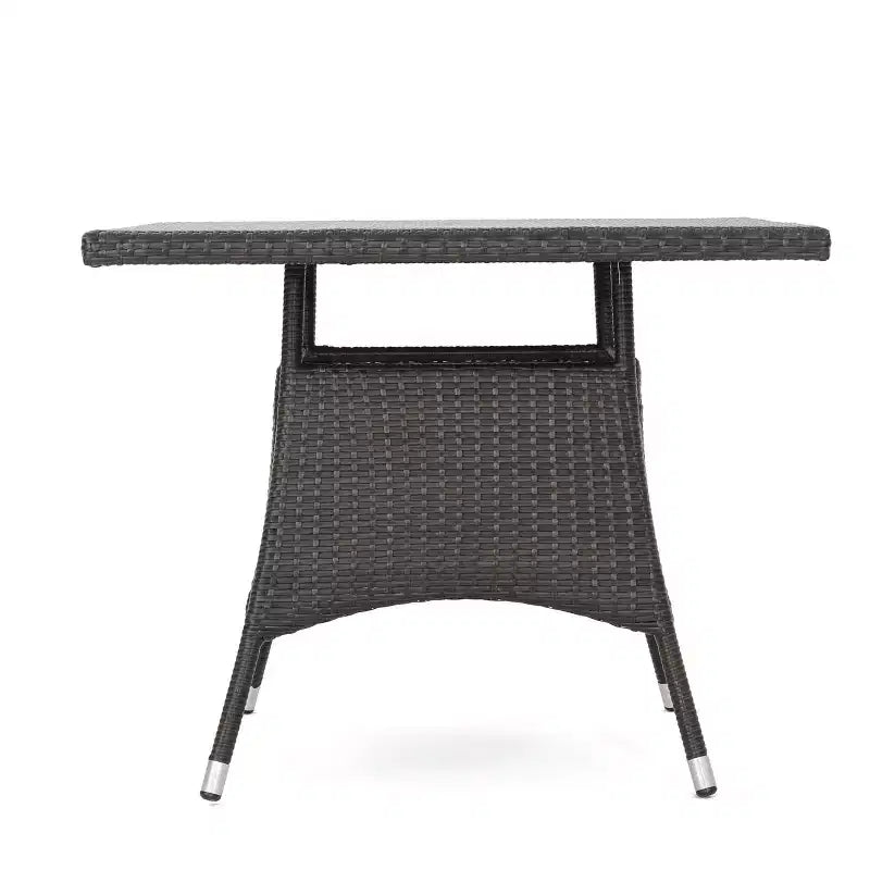 Christopher Knight Home Campbell Outdoor Wicker 5 Piece Dining Set with Cushion