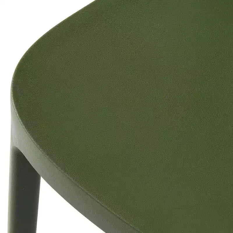 WestinTrends Playa 5-Piece Outdoor Indoor Round Metal Patio Dining Table Set With Stackable Patio Chairs