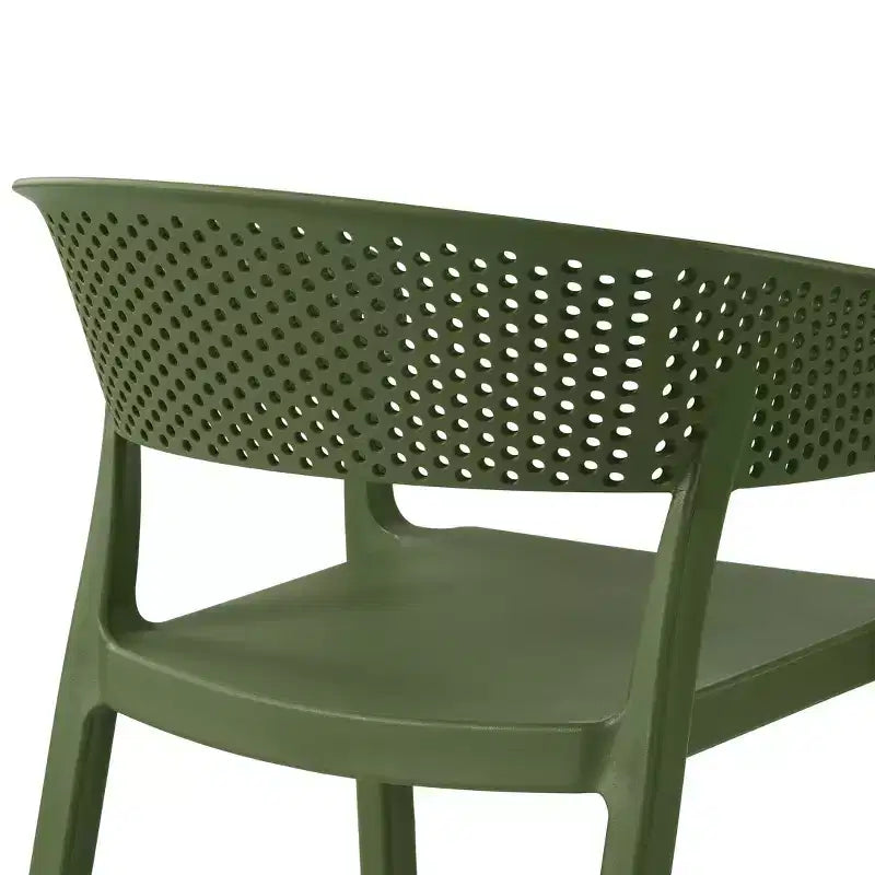 Ensemble de salle à manger d'extérieur carré 5 pièces Playa de WestinTrends, avec table à cadre métallique et chaises de salle à manger empilables pour patio