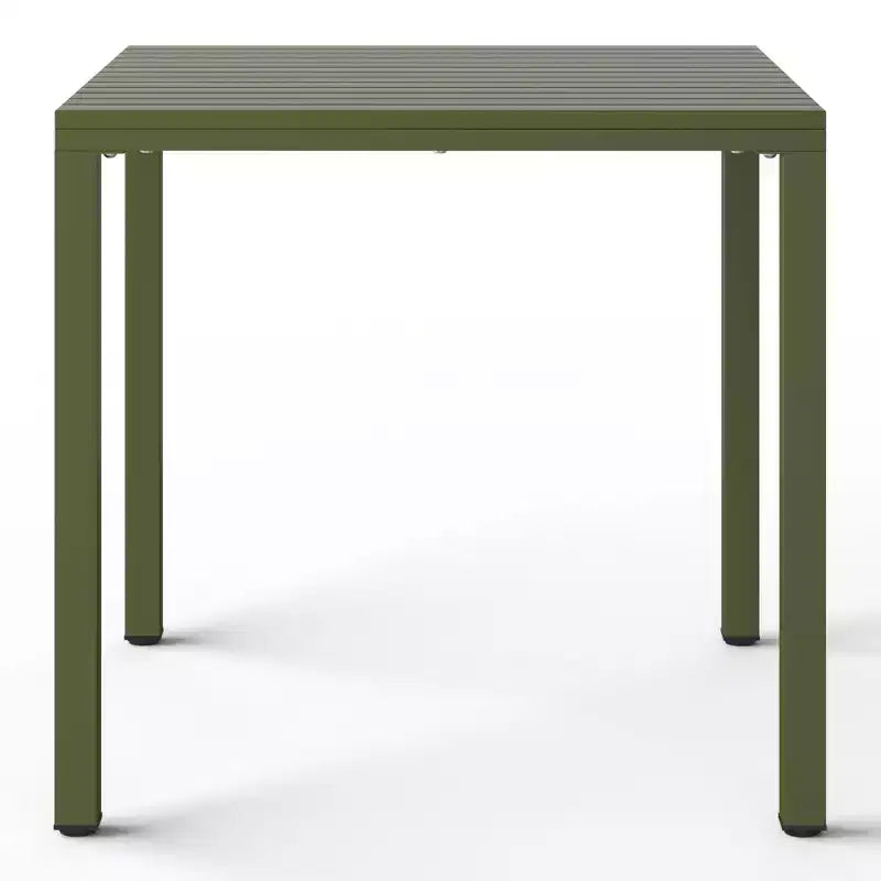 Ensemble de salle à manger d'extérieur 5 pièces WestinTrends Playa avec table à cadre métallique et chaises de patio empilables