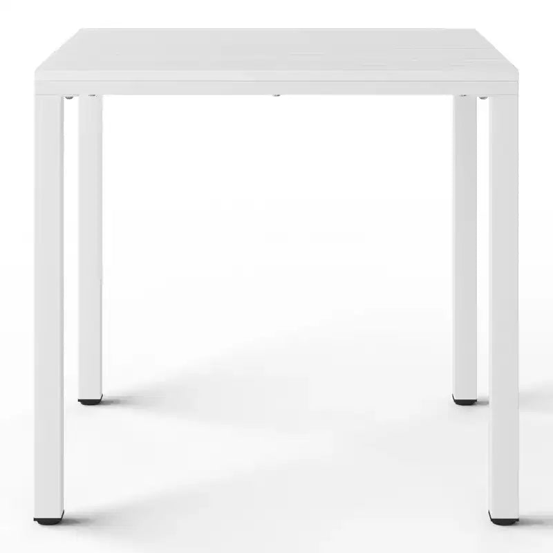 Ensemble de salle à manger d'extérieur 5 pièces WestinTrends Playa avec table à cadre métallique et chaises de patio empilables