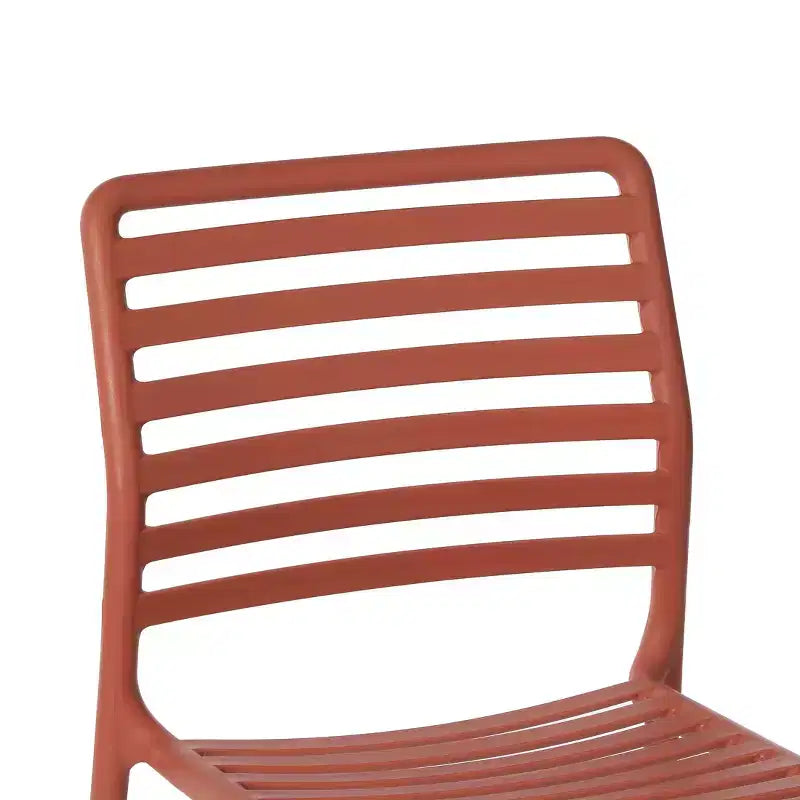 Ensemble de salle à manger d'extérieur rectangulaire WestinTrends Playa 7 pièces en métal avec 6 chaises de salle à manger empilables en plastique