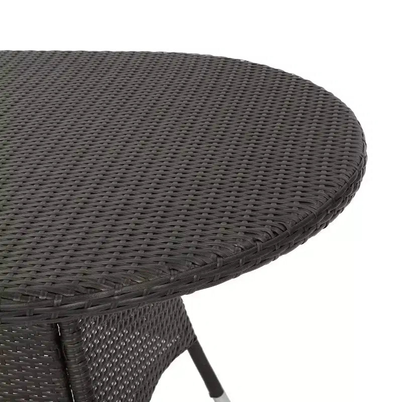 Christopher Knight Home Cypress Outdoor Wicker 7 Piece Dining Set with Cushion