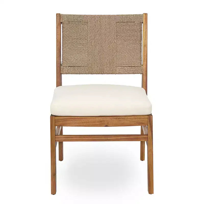 Christopher Knight Home Allison Outdoor Expandable Acacia Wood and Wicker Woven 7 Piece Dining Set with Cushions