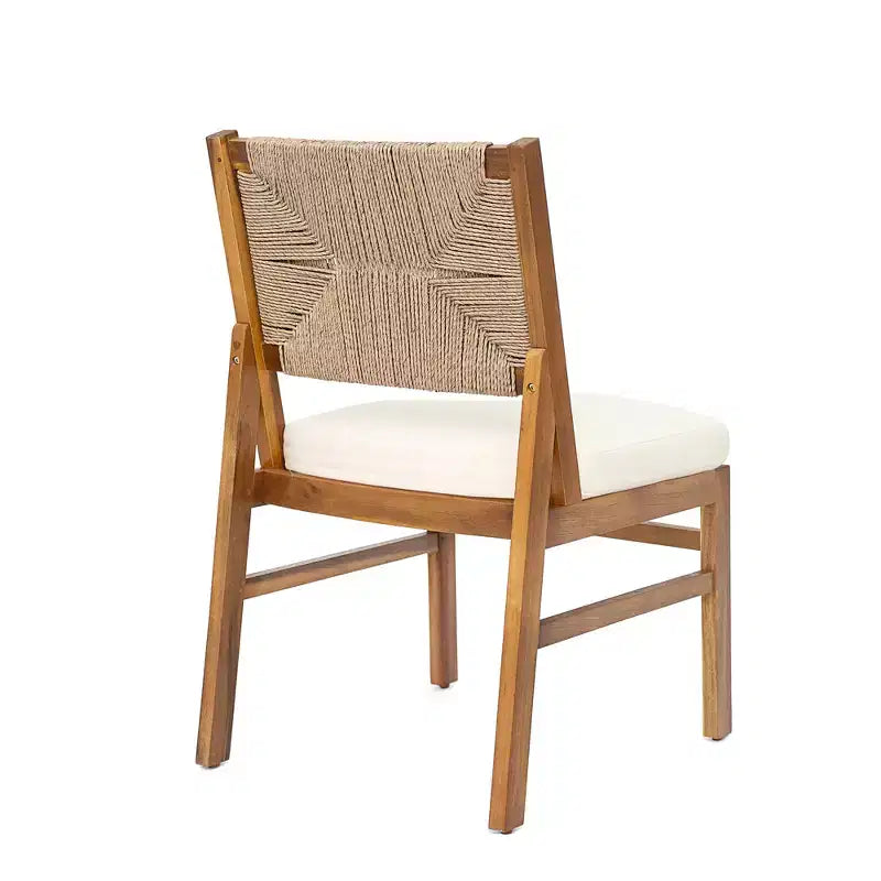 Christopher Knight Home Allison Outdoor Expandable Acacia Wood and Wicker Woven 7 Piece Dining Set with Cushions