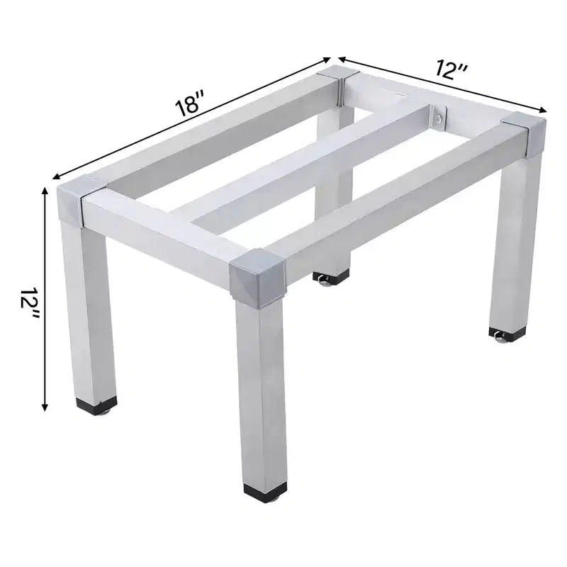 Commercial Aluminum Storage Rack Heavy Duty Dunnage Rack for Restaurant Kitchen, Supermarket, Garage