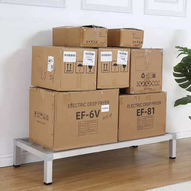 Commercial Aluminum Storage Rack Heavy Duty Dunnage Rack for Restaurant Kitchen, Supermarket, Garage