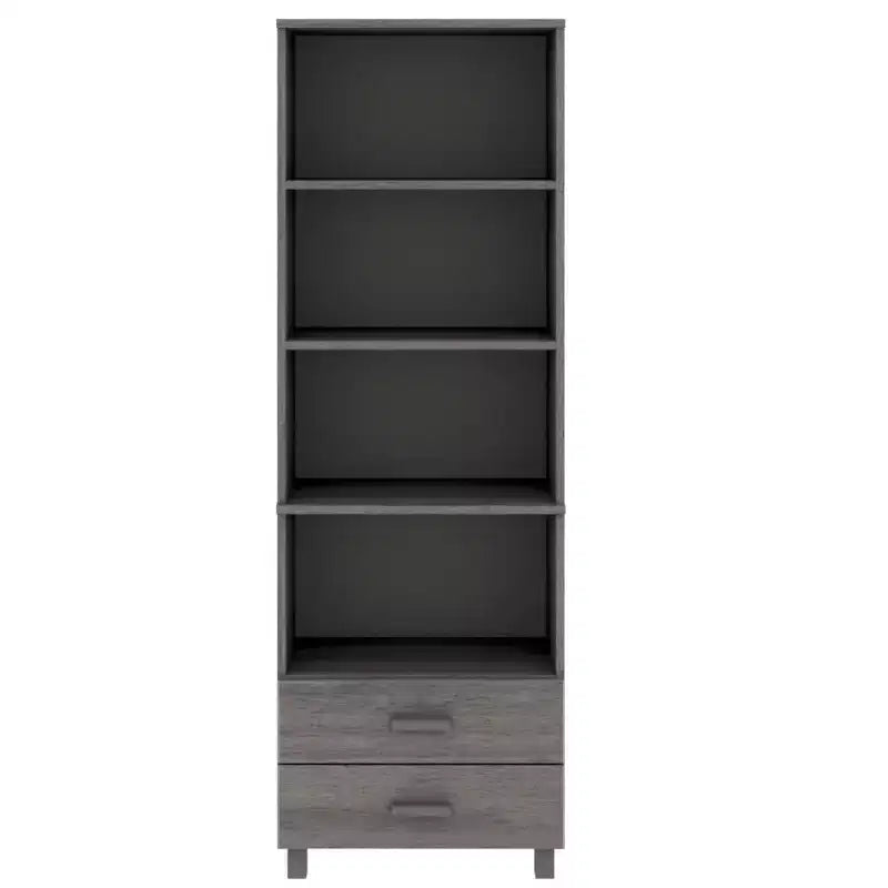 vidaXL Cabinet Bookshelf Entryway Cabinet with Storage HAMAR Solid Wood Pine