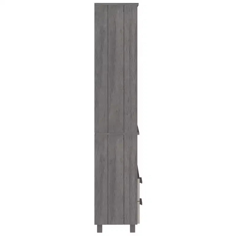 vidaXL Cabinet Bookshelf Entryway Cabinet with Storage HAMAR Solid Wood Pine