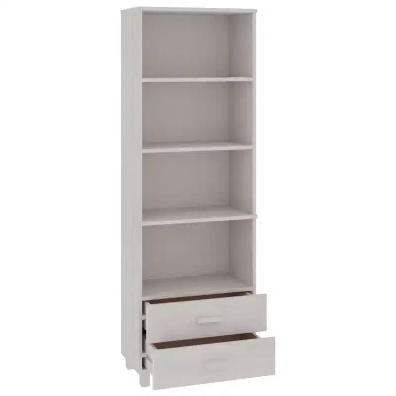 vidaXL Cabinet Bookshelf Entryway Cabinet with Storage HAMAR Solid Wood Pine