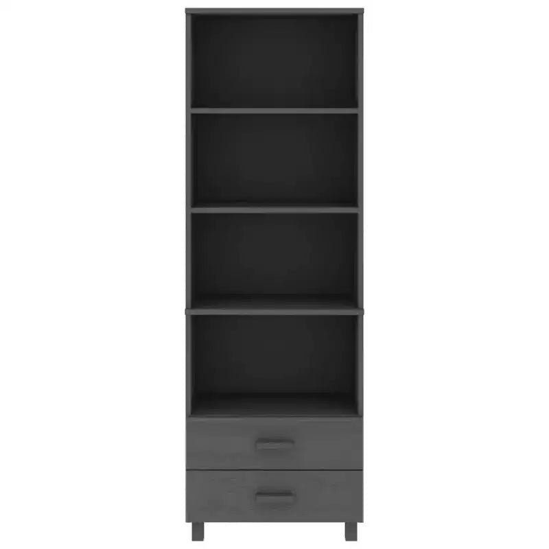 vidaXL Cabinet Bookshelf Entryway Cabinet with Storage HAMAR Solid Wood Pine