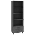 vidaXL Cabinet Bookshelf Entryway Cabinet with Storage HAMAR Solid Wood Pine