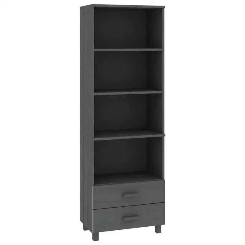 vidaXL Cabinet Bookshelf Entryway Cabinet with Storage HAMAR Solid Wood Pine