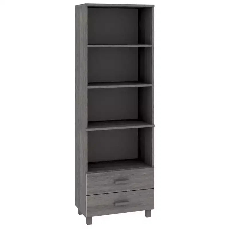 vidaXL Cabinet Bookshelf Entryway Cabinet with Storage HAMAR Solid Wood Pine