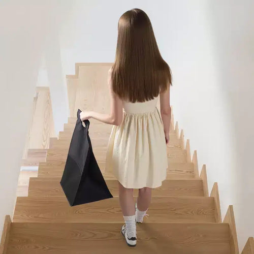Clasificador de ropa de 2 secciones, cesto grande con estructura de metal y tablero de madera, negro