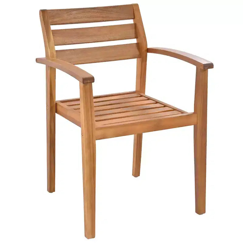 Whisen 7-piece Rustic Wood Outdoor Dining Set - Seats 8, Patio Furniture Set with Removable Cushions, Chairs and Bench, Weather Resistant - Natural
