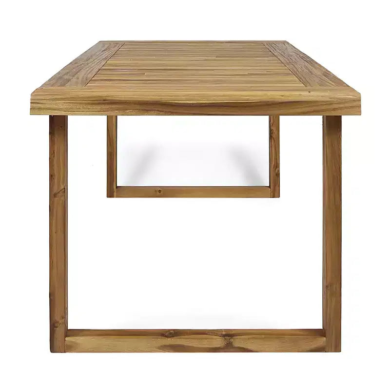 Christopher Knight Home Beryle 7 Piece Acacia Wood and Rope Outdoor Dining Set with Cushions