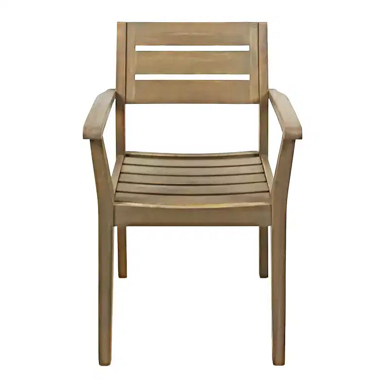 Christopher Knight Home Kasper Modern 7 Piece Patio Acacia Dining Set with Expandable Rectangular Slatted Table