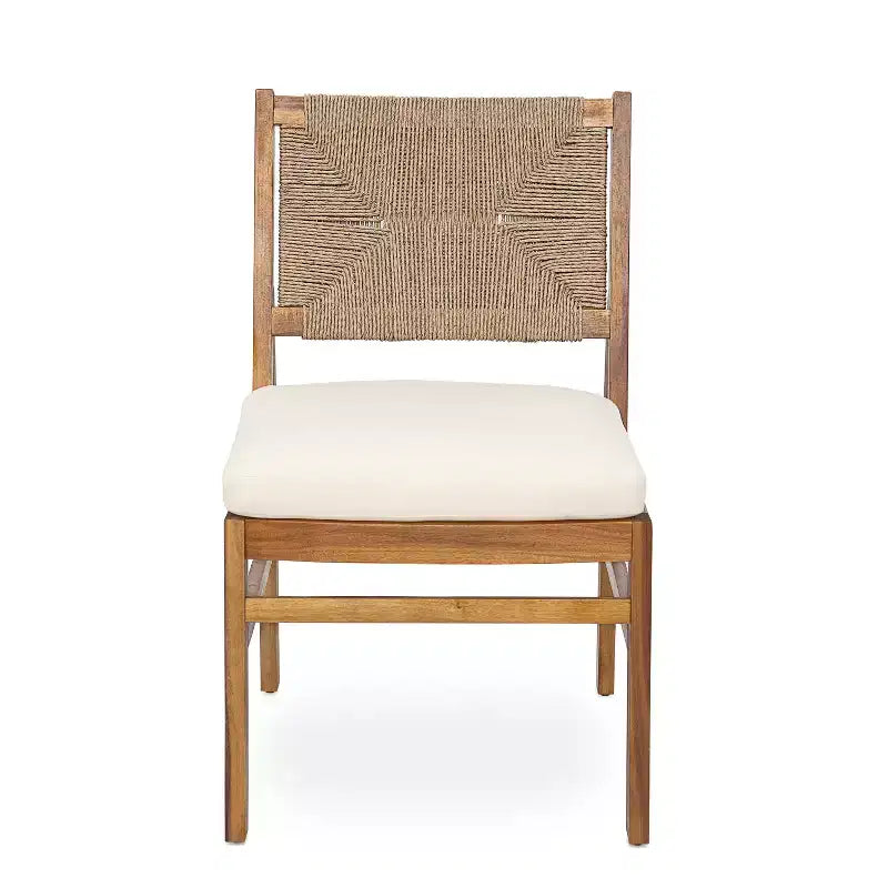 Christopher Knight Home Zayne 6 Piece Patio Rustic Acacia Wood Wicker Dining Set With Cushions