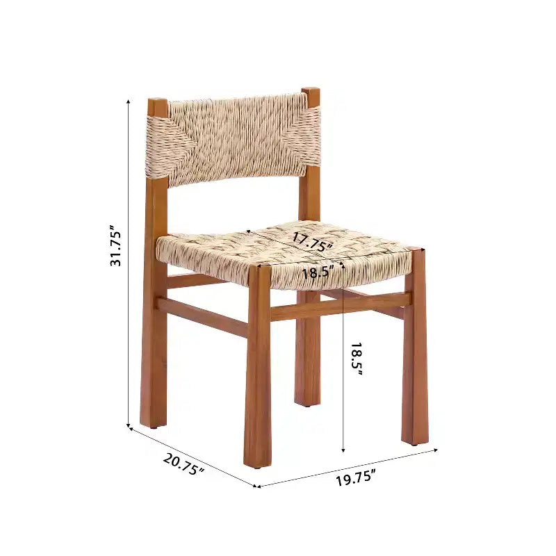 Christopher Knight Home Wriby Modern 7 Piece Patio Acacia Dining Set with Expandable Slatted Table and Wicker Design