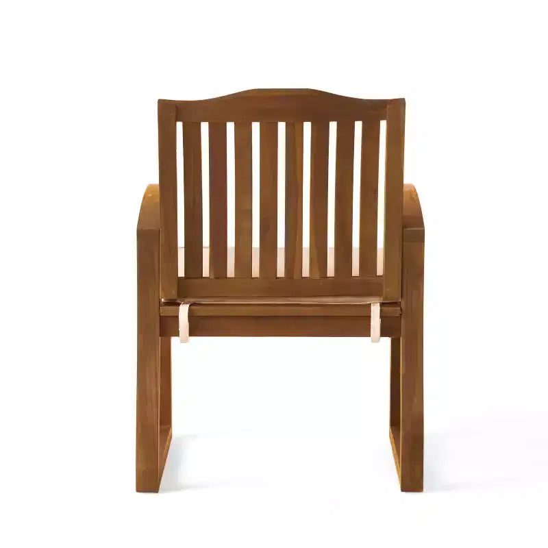 Christopher Knight Home Wrinki Modern 7 Piece Patio Acacia Dining Set with Slatted Design