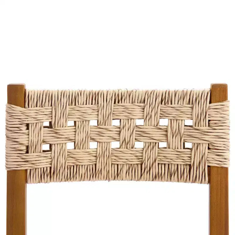 Christopher Knight Home Laksmi - Ensemble repas moderne 7 pièces en acacia avec table à lattes extensible et design en osier
