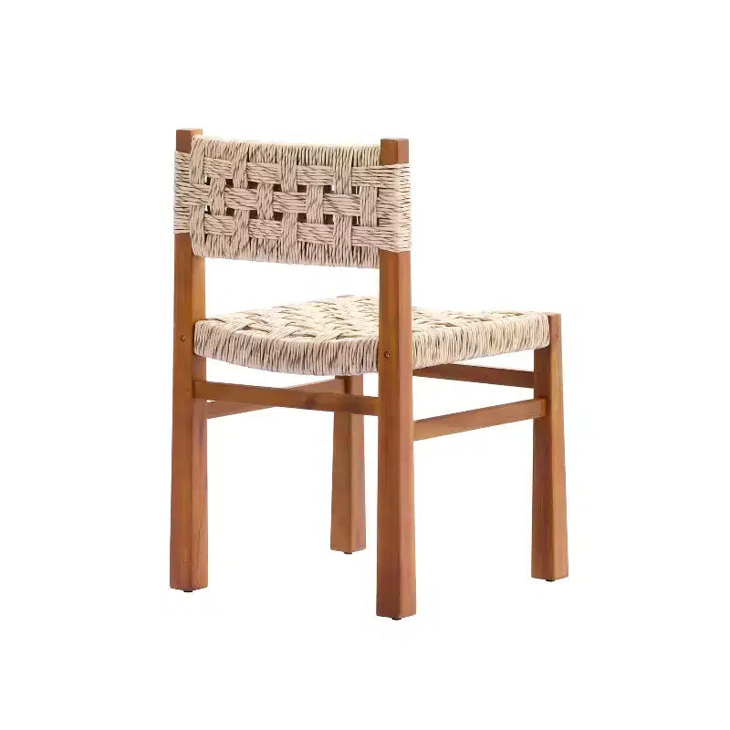 Christopher Knight Home Laksmi - Ensemble repas moderne 7 pièces en acacia avec table à lattes extensible et design en osier