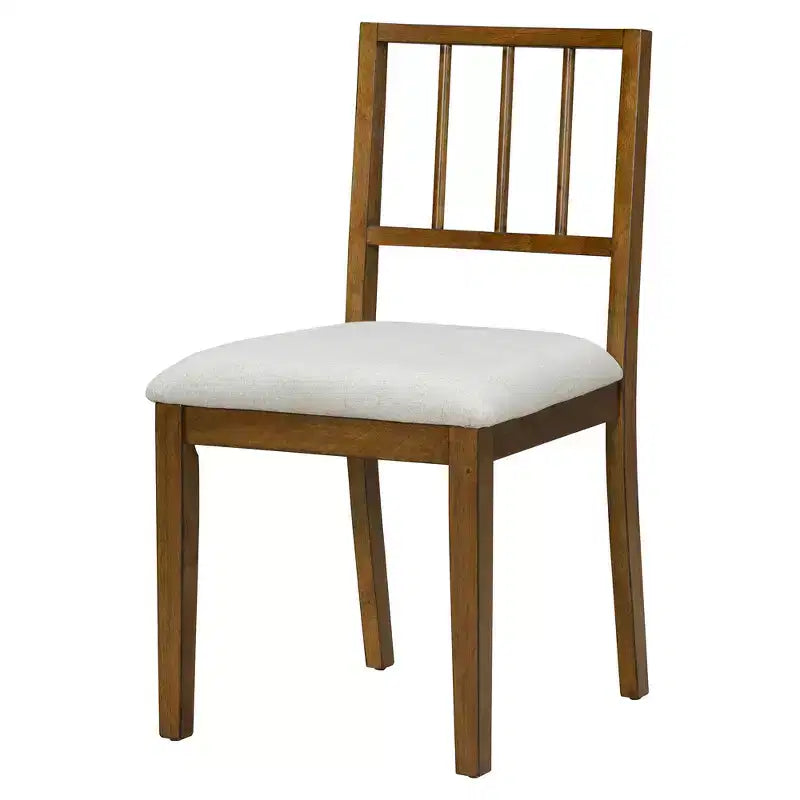 GDFStudio Dickey Ensemble de salle à manger 6 pièces compact de style rustique avec cadre en bois massif