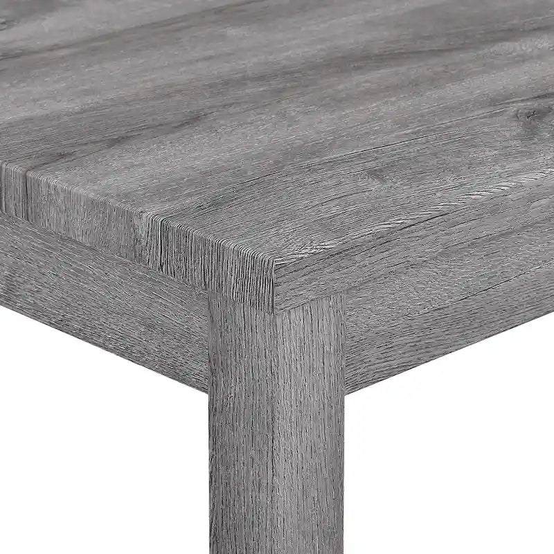 Juego de mesa y 3 taburetes de bar con toma de corriente, desayunador de cocina, juego de mesa y sillas de comedor de madera