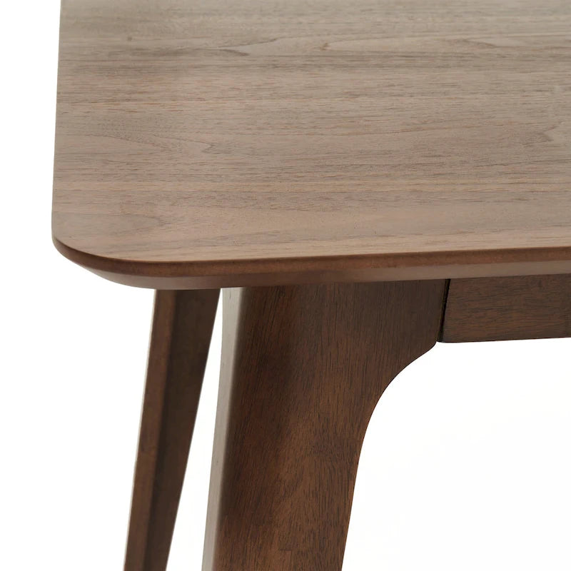 Juego de comedor de 5 piezas, juego de cocina con mesa de comedor con estructura de madera y 4 sillas tapizadas para comedor o restaurante